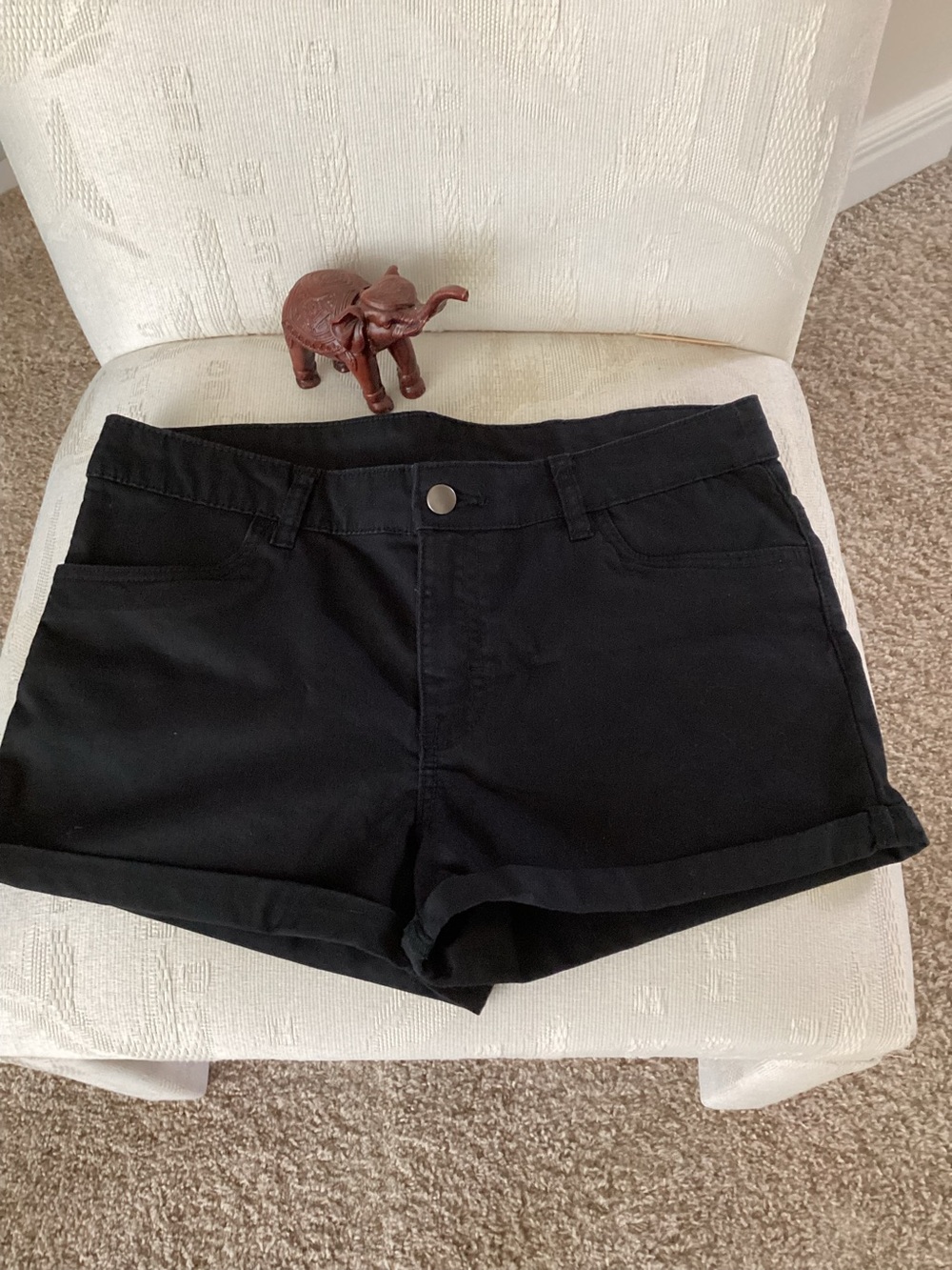 Divided by H&M Women’s Black Casual Shorts Size 12👩‍🎤